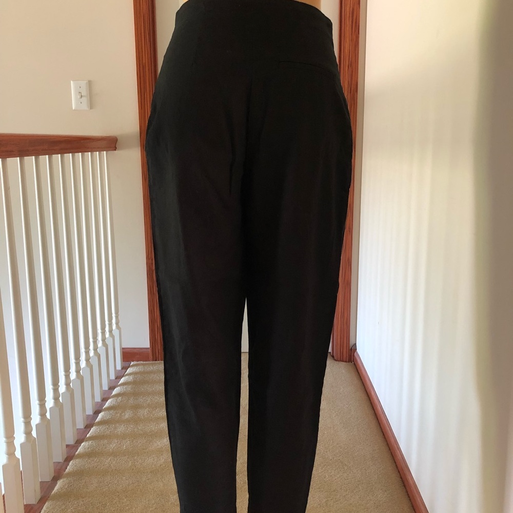 Black High Waisted Trousers - image 4